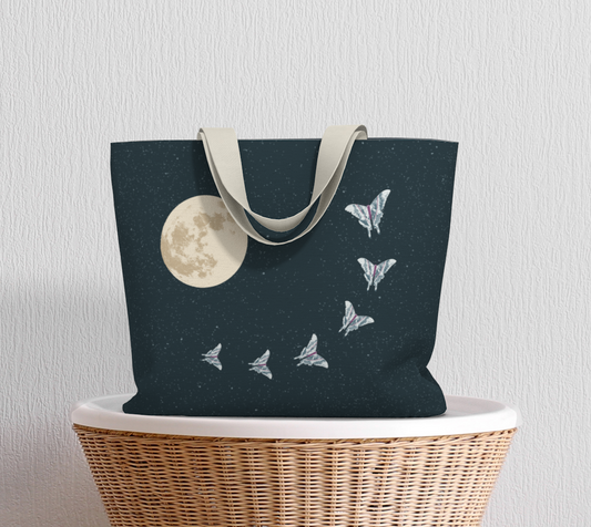 Midnight Moon Market Tote