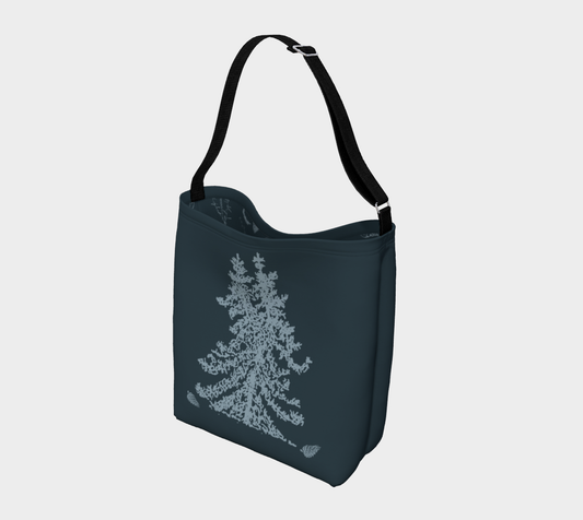 Fawn tree - day tote blue