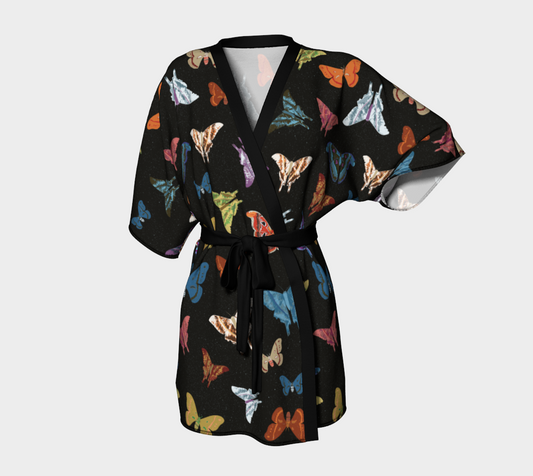 Symphony of moths luxury robe