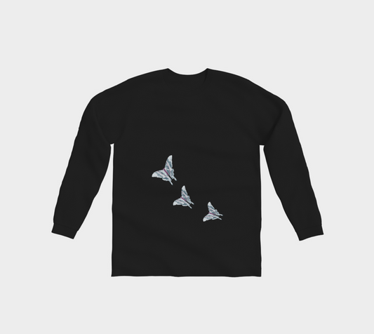 Moth comfort long-sleeve t-shirt - black