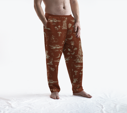 Forest Floor Lunge Pants - orange