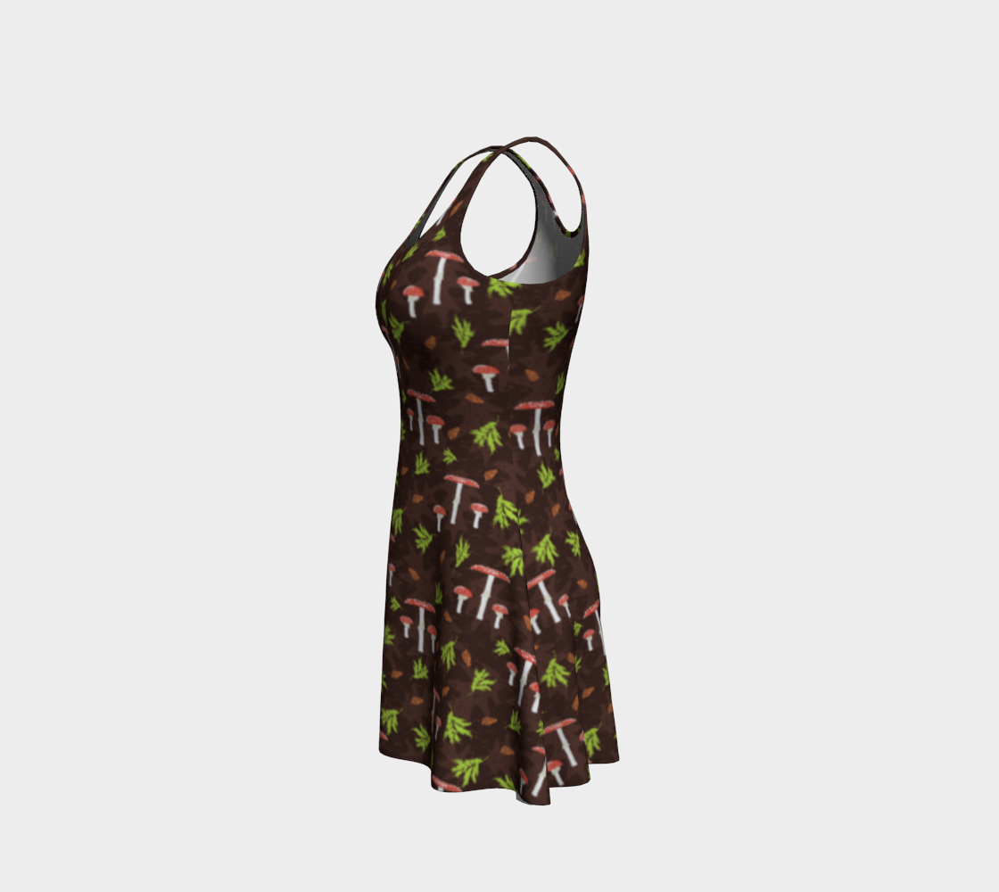 Mighty Mushroom flare dress