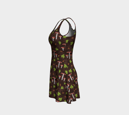 Mighty Mushroom flare dress