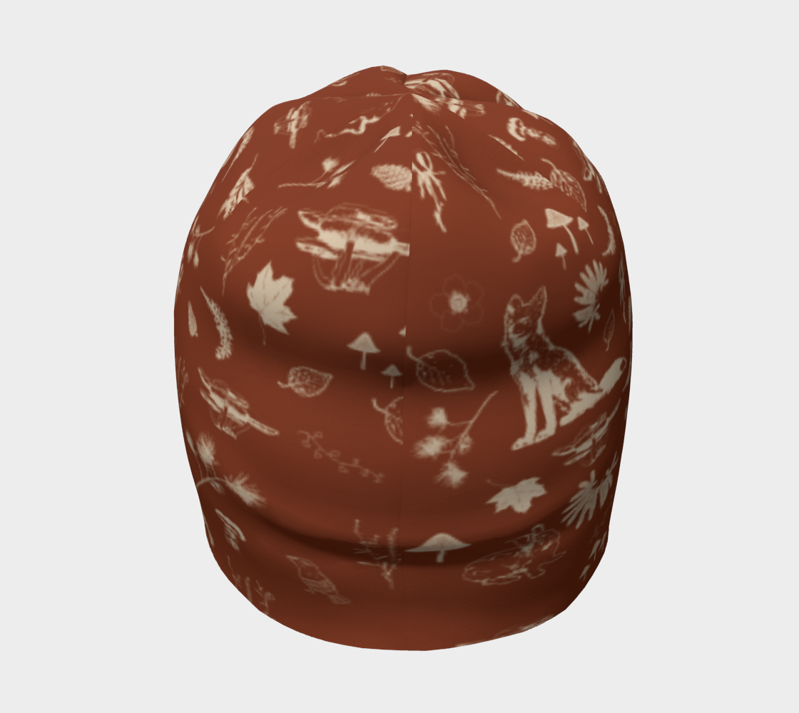 Foxy forest beanie