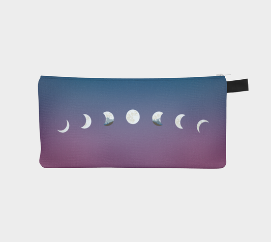 Moon phase pencil case