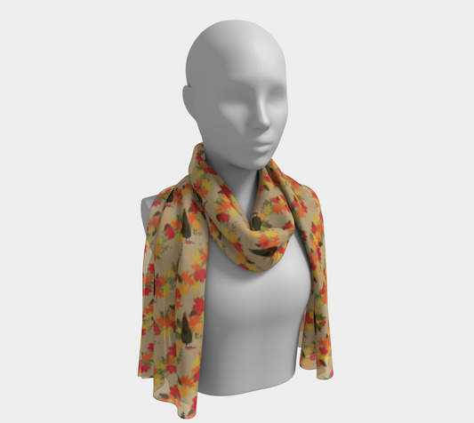 Autumnal Woodpecker Scarf