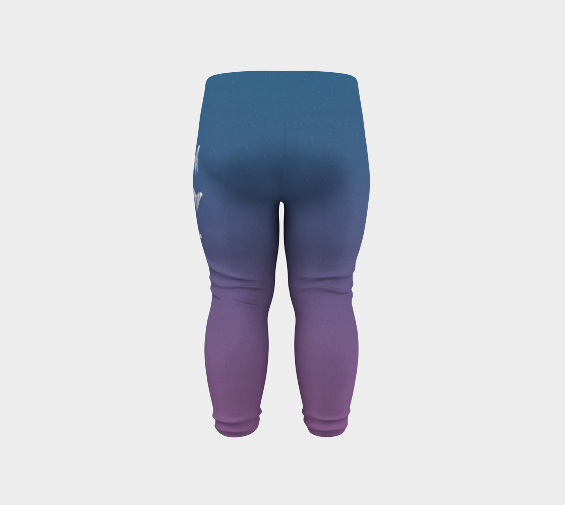 Midnight Moth baby leggings