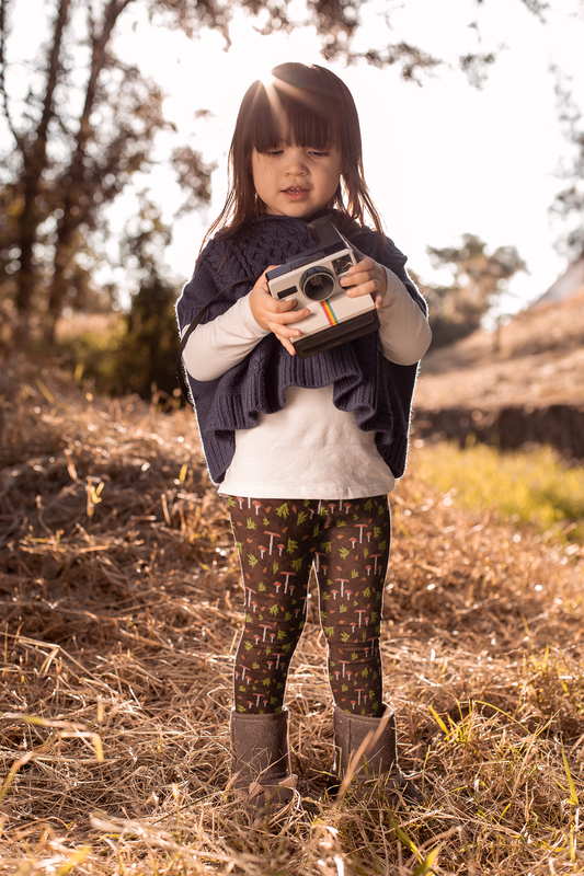 Mighty Mushroom Baby Leggines