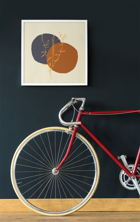 Golden mustard fine art print